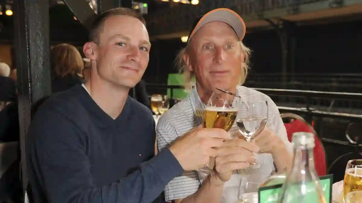 Otto Waalkes und Sohn Benjamin im Jahr 2016