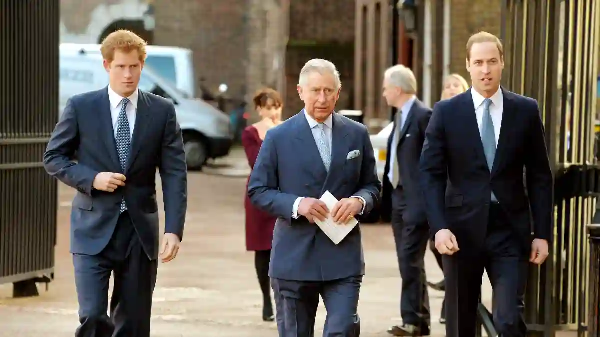 Prinz Harry, König Charles und Prinz William