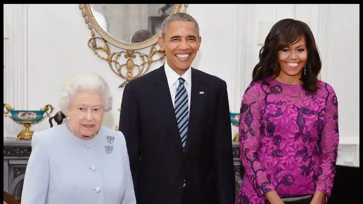 Barack und Michelle Obama statteten Königin Elisabeth II. im April 2016 einen Besuch ab