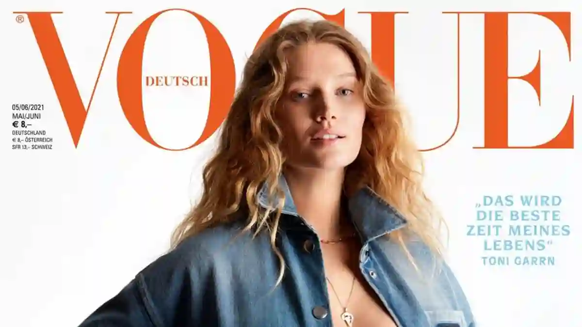 Toni Garrn auf der „Vogue“