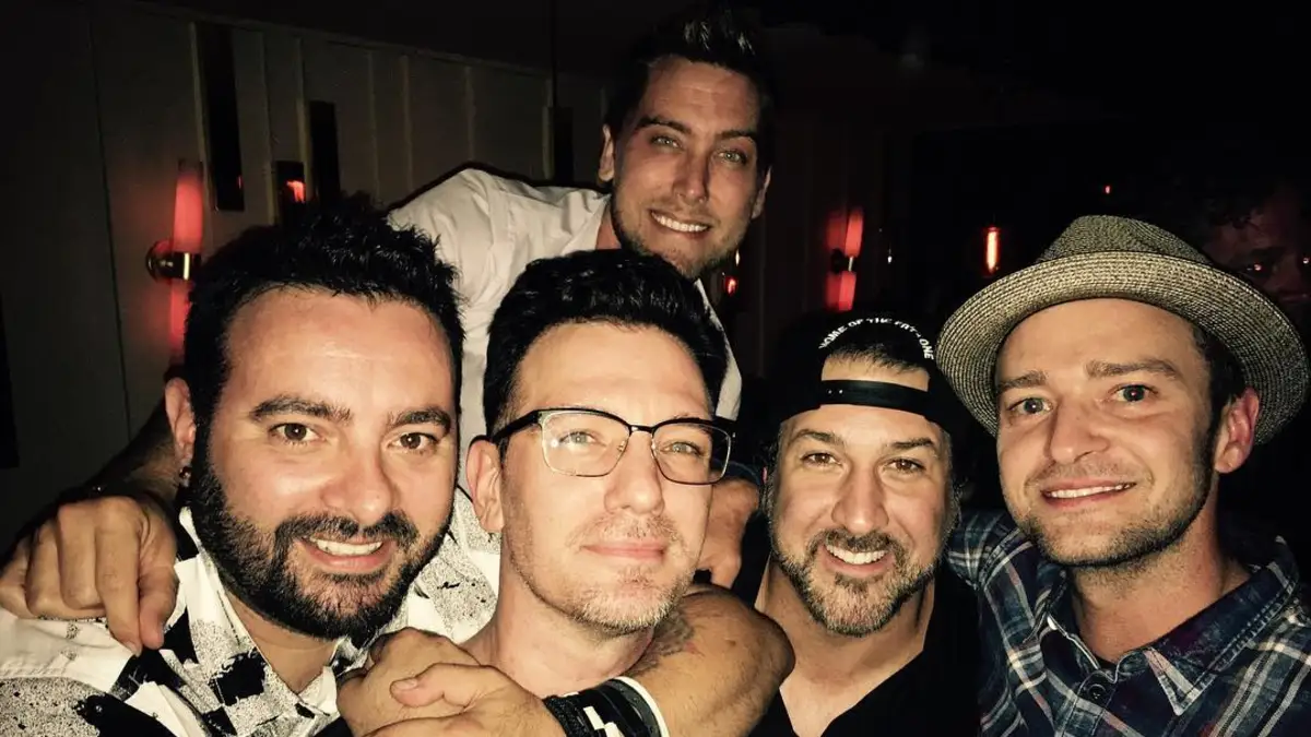 An JC's 40. Geburtstag kamen die ehemaligen Mitglieder von NSYNC zusammen
