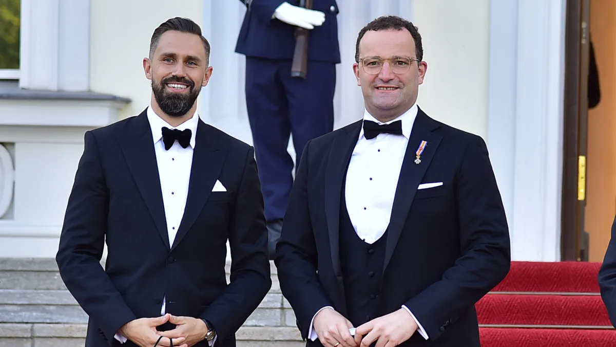 Daniel Funke und Jens Spahn