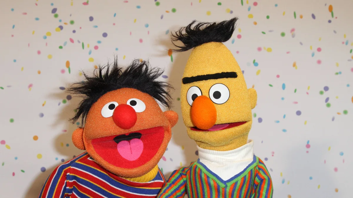 Ernie und Bert aus Sesamstraße