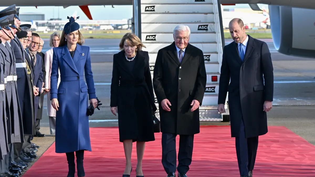 Frank-Walter Steinmeier, Prinz William, Prinzessin Kate und Elke Büdenbender
