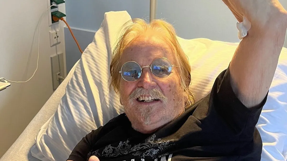 Frank Zander im Krankenhaus