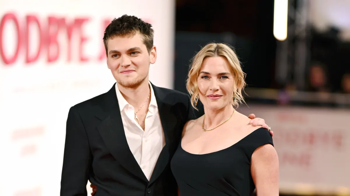 Kate Winslet mit ihrem Sohn Joe