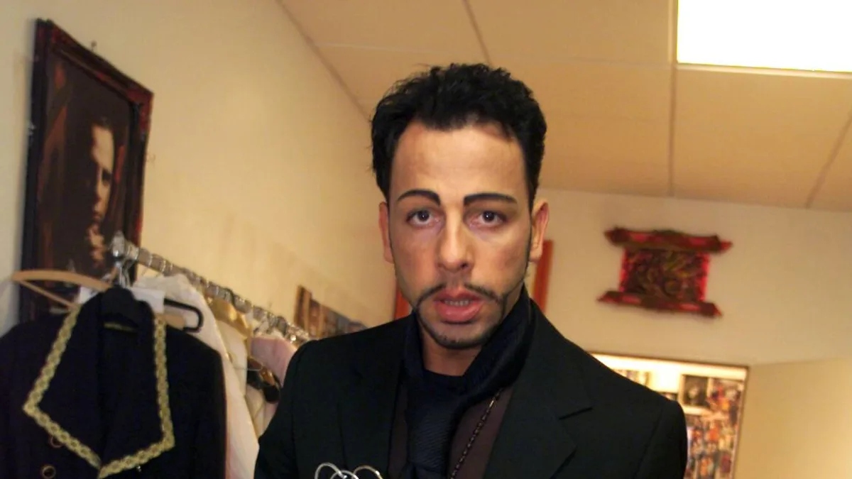 Harald Glööckler 2001 ohne Make-up