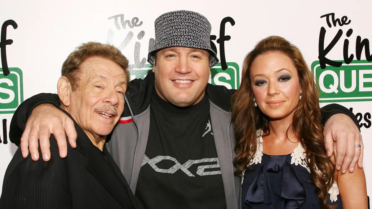 Jerry Stiller, Kevin James und Leah Remini bei einer „King of Queens“-Premiere