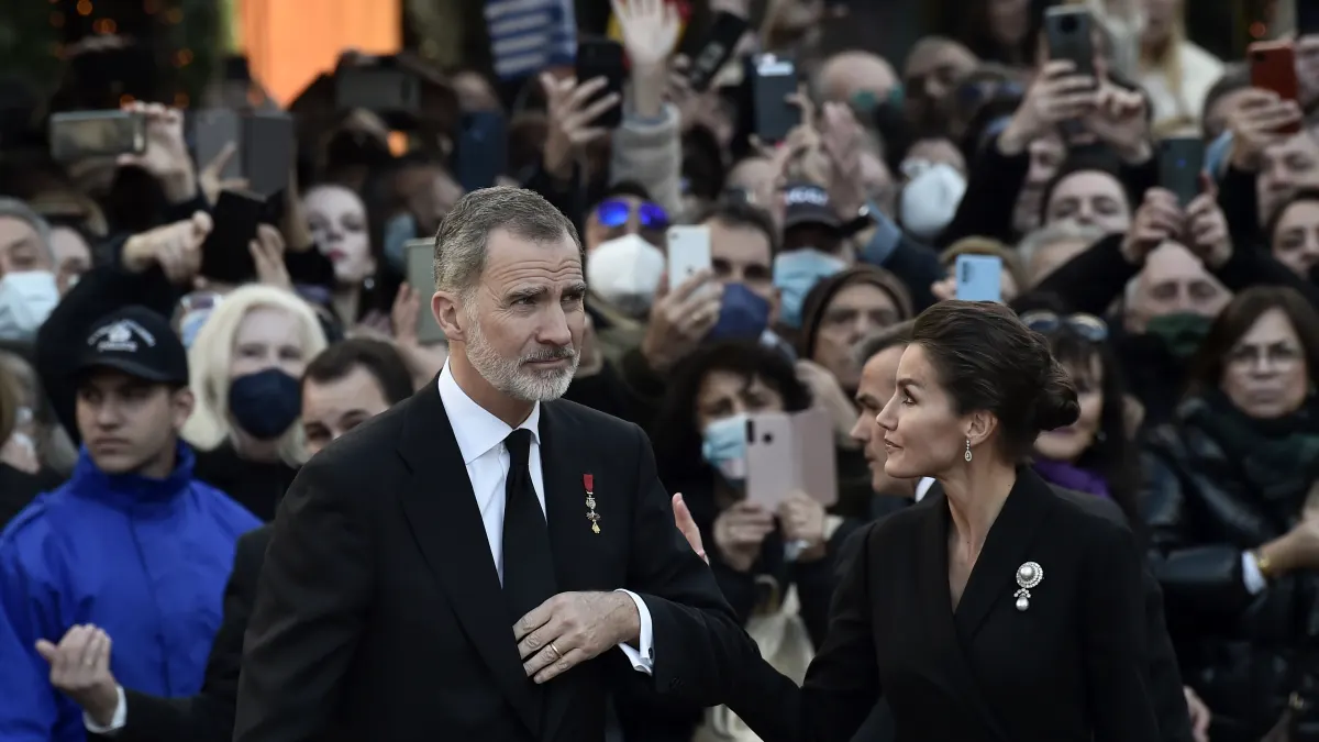 König Felipe und Königin Letizia trauer beerdigung tod