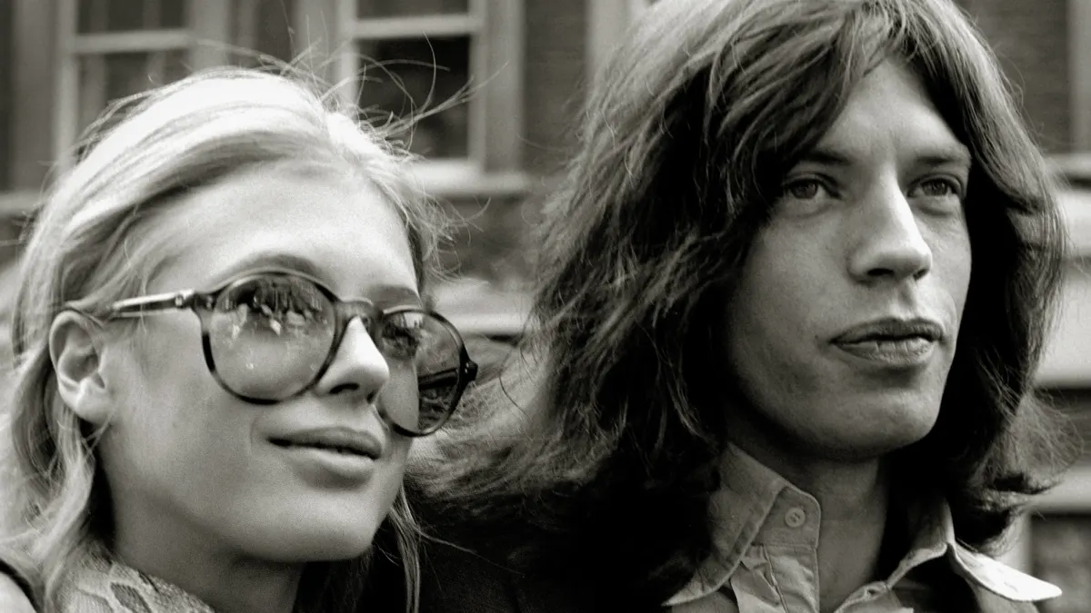 Mick Jagger und Marianne Faithful 1969