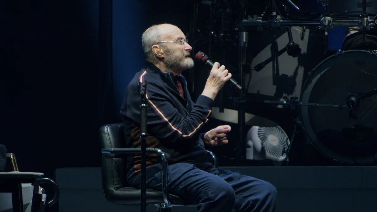 Phil Collins bei einem Konzert 2021