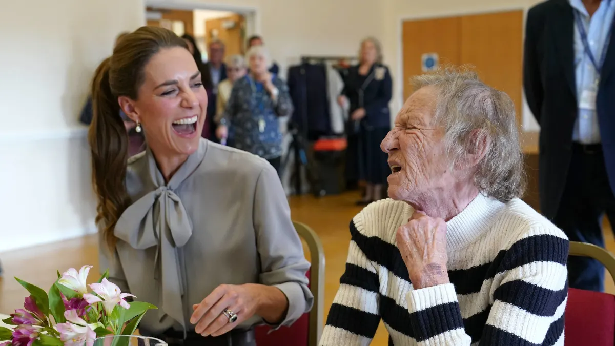 Prinzessin Kate spricht über Hausarbeiten.