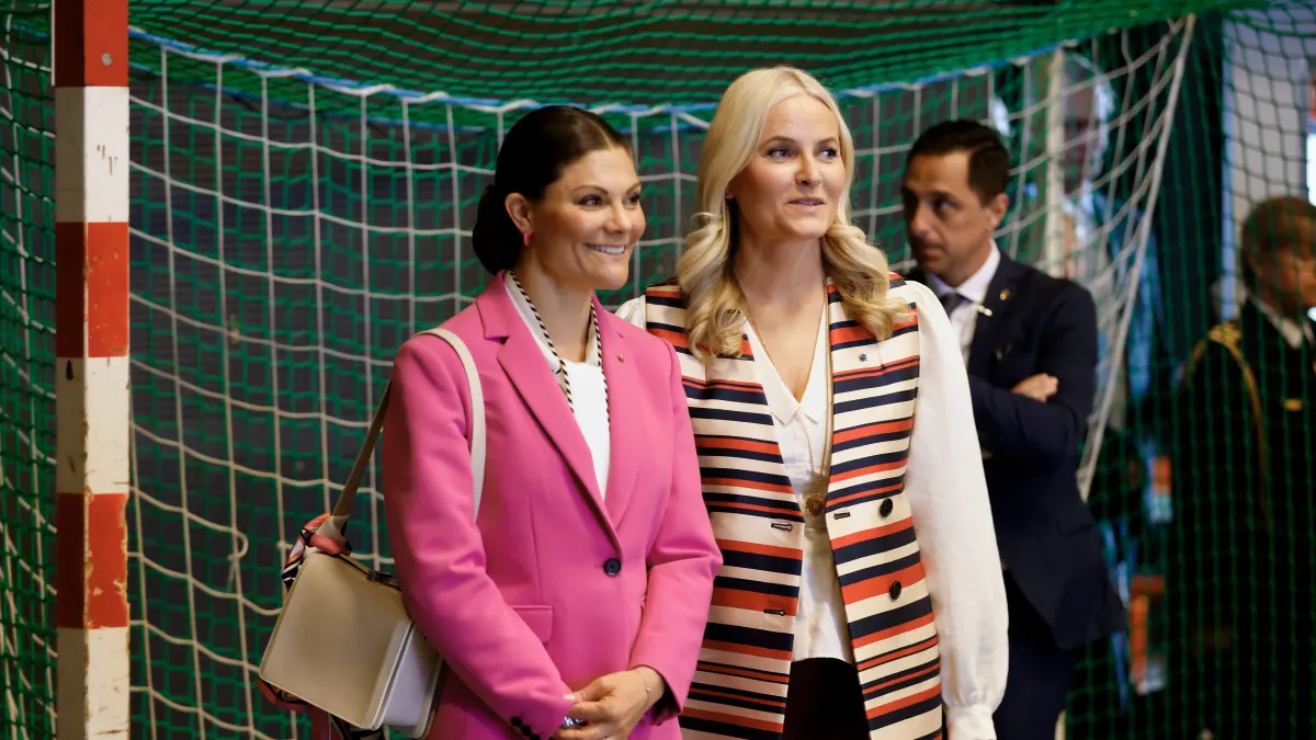 Prinzessin Victoria und Prinzessin Mette-Marit auftritt freundinnen