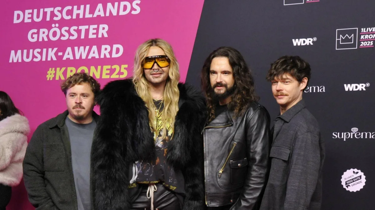 Tokio Hotel om Dezember 2025.