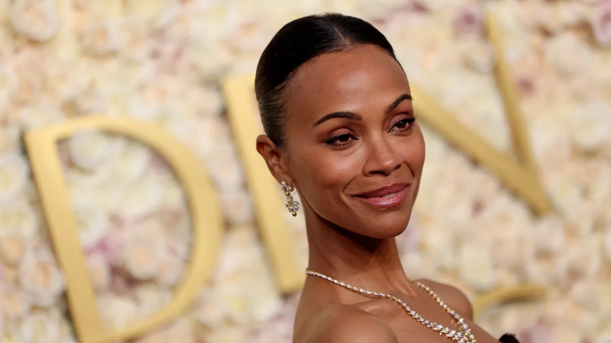 Zoe Saldana 2025 bei den Golden Globes