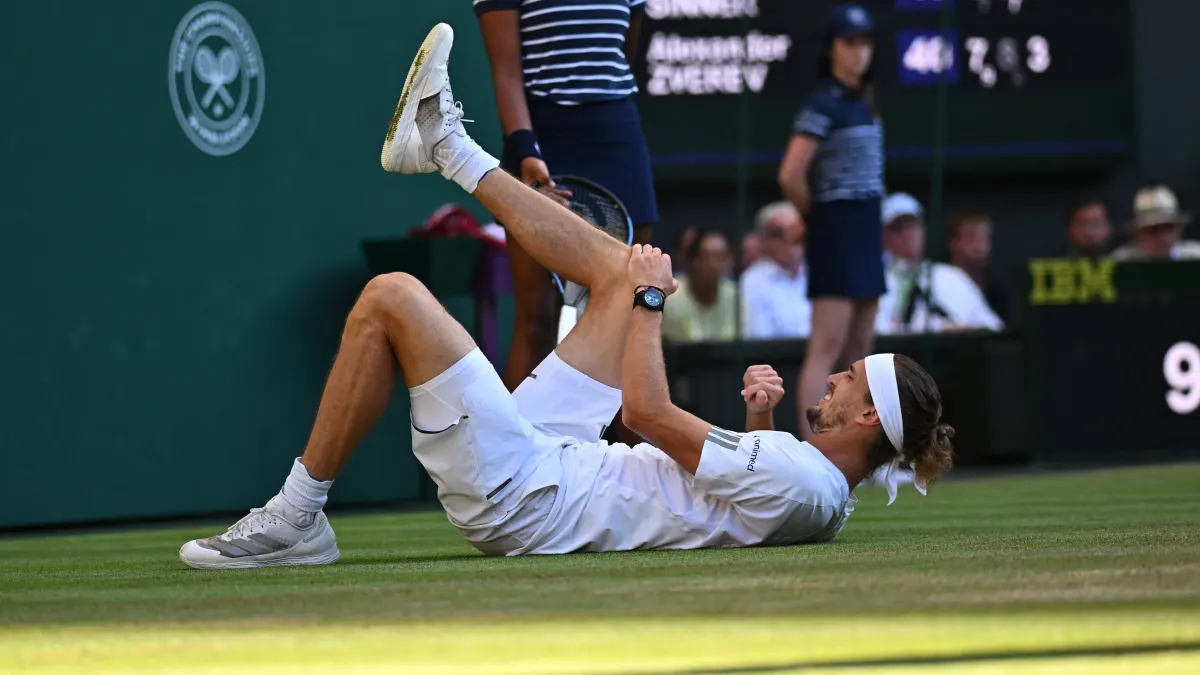 alexander zverev wimbledon finale sturz