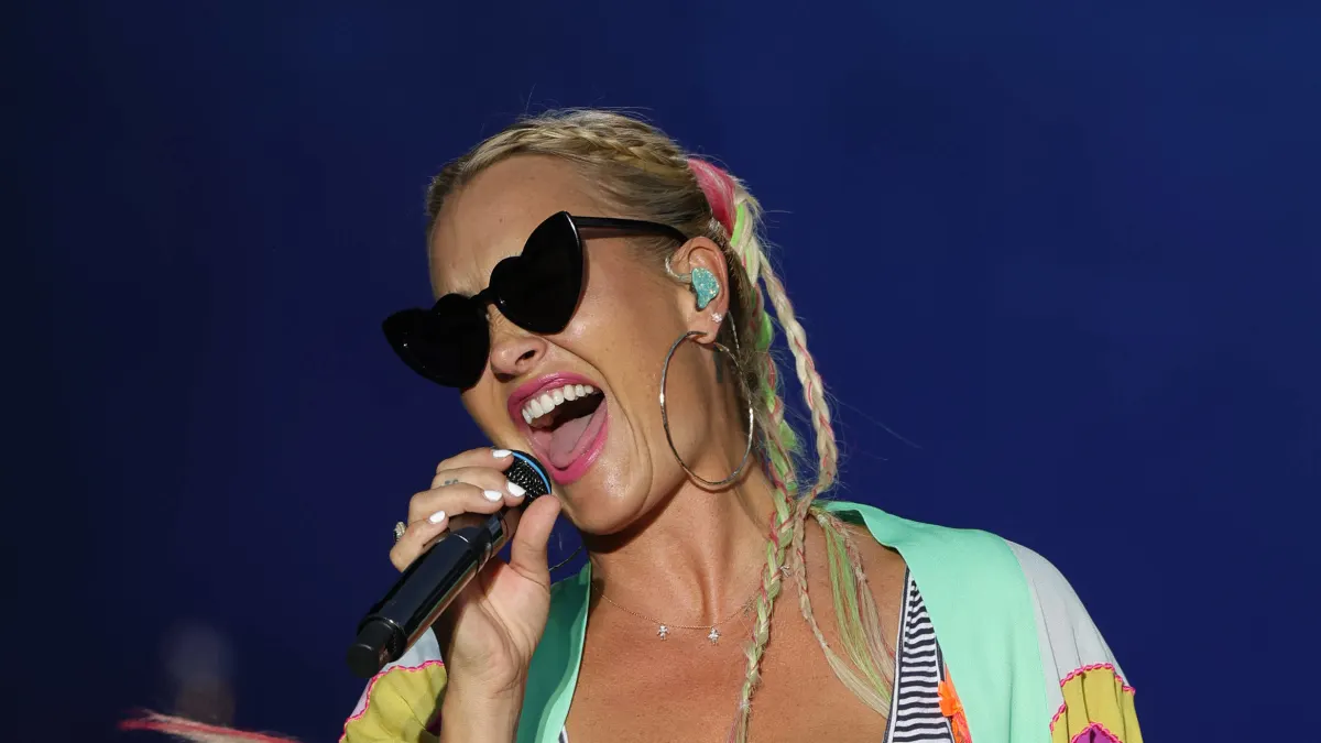 Sarah Connor während eines Auftritts