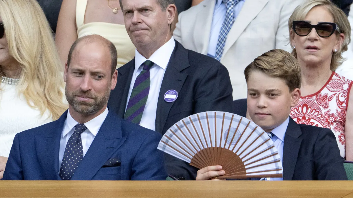 Prinz William und Prinz George beim Herren-Finale Wimbledon
