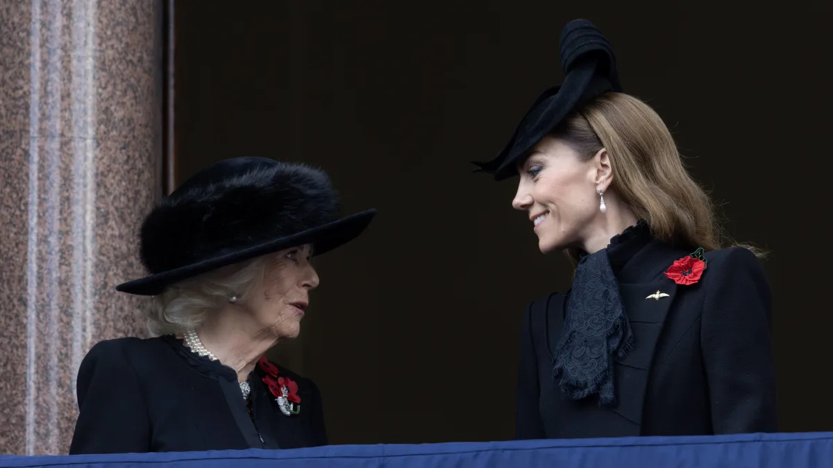 Königin Camilla und Prinzessin Kate