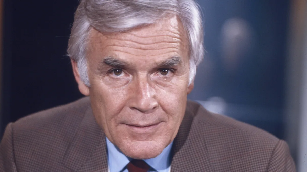 Der deutsche Schauspieler und Entertainer Joachim Fuchsberger Deutschland 1980er Jahre German acto