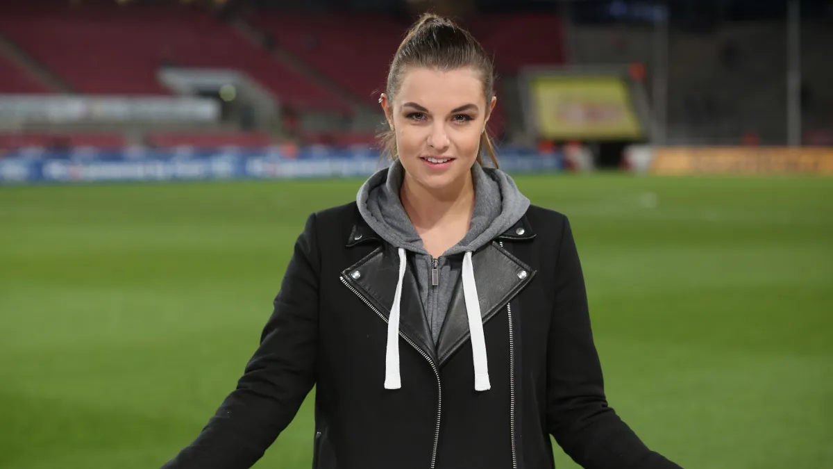 Laura Wontorra im Jahr 2014