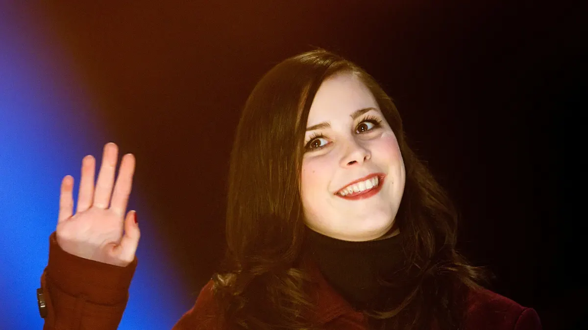 Lena Meyer-Landrut 2010 bei der TV Total WOK WM