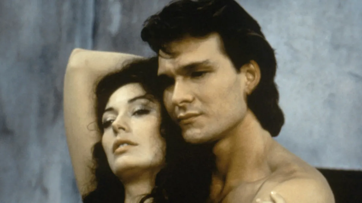 Lesley-Anne Down und Patrick Swayze spielten gemeinsam in „Fackeln im Sturm“