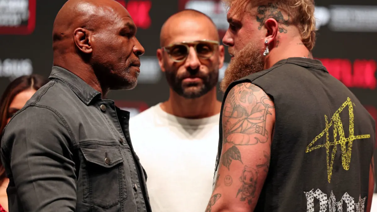 Mike Tyson und Jake Paul