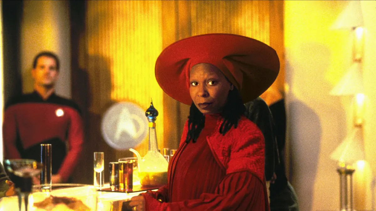 Whoopi Goldberg spielte „Guinan" in „Star Trek".