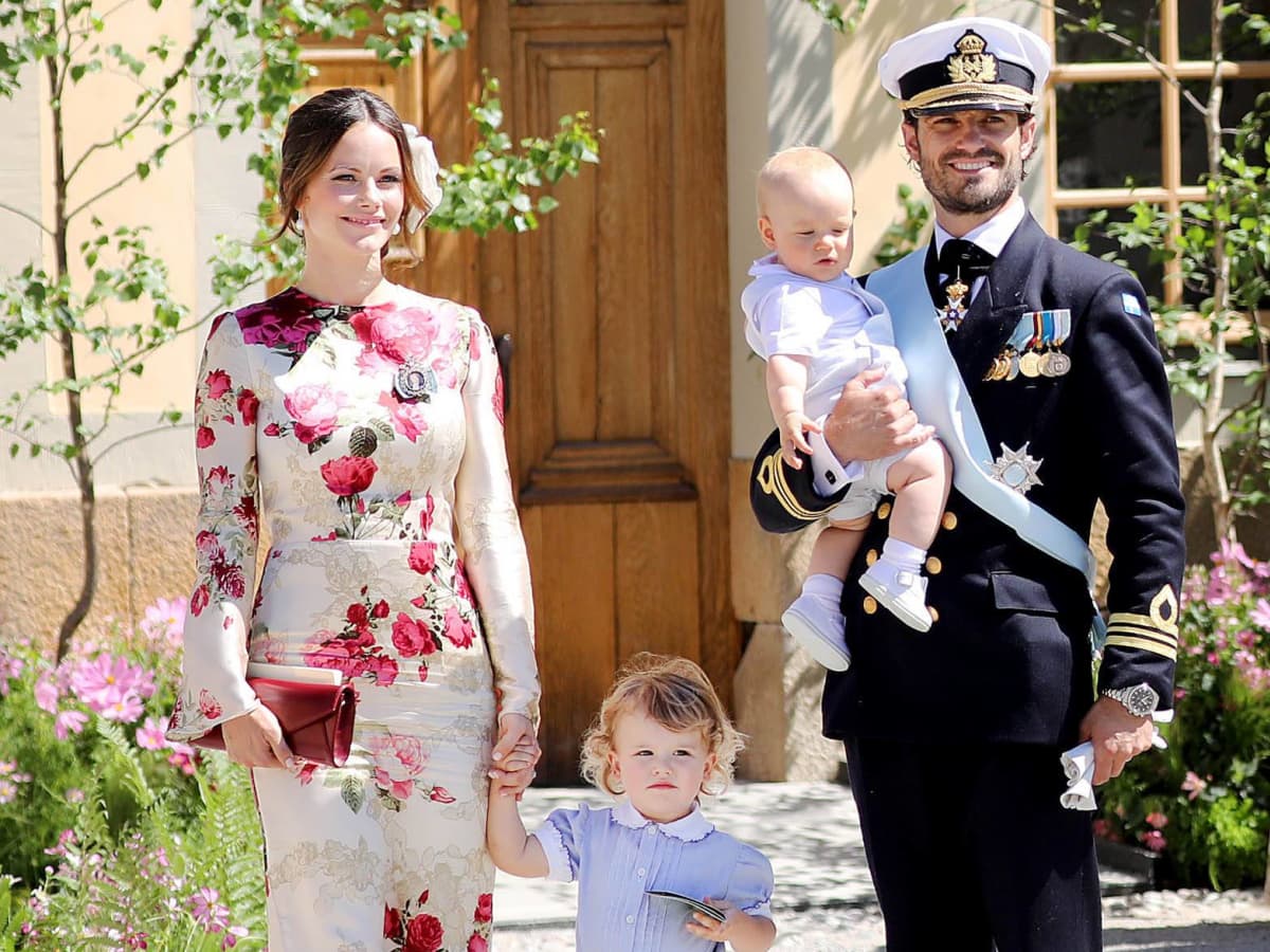 ~~~~Orginale~~~Postkarte~~~~aus Schweden Prinzessin Sofia mit Familie 