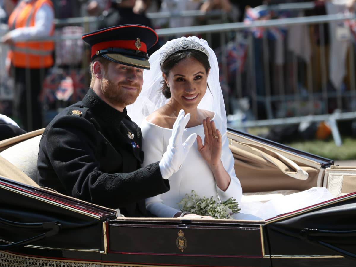 Das War Meghans Etwas Blaues Bei Ihrer Hochzeit