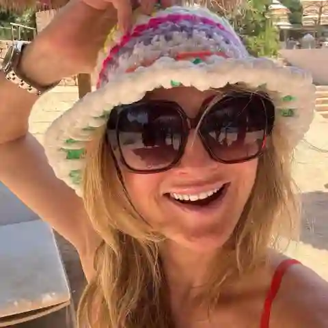 Frauke Ludowig genießt ihren Urlaub auf Mallorca