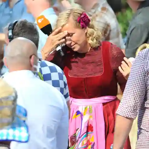 Andrea Kiewel beim „Fernsehgarten“