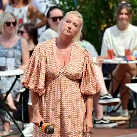 Andrea Kiewel beim ZDF-Fernsehgarten