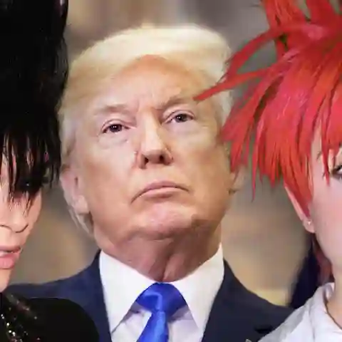 Frisur Pannen Stars Bill Kaulitz,  Kelly Osbourne, Donald Trump