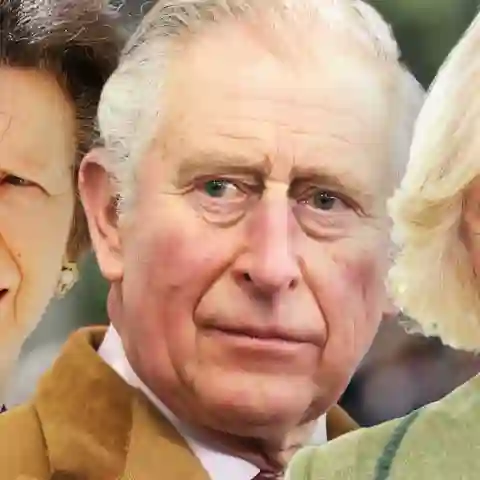 König Charles III., Prinzessin Anne,  Herzogin Camilla Royals fast gestorben