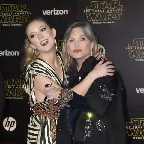 Billie Lourd Carrie Fisher Star Wars