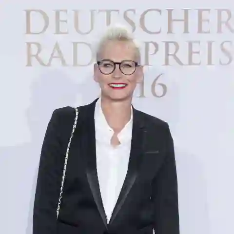 Moderatorin Bärbel Schäfer beim Deutschen Radiopreis in Hamburg