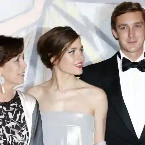 Caroline von Monaco mit Charlotte Casiraghi und Pierre Casiraghi