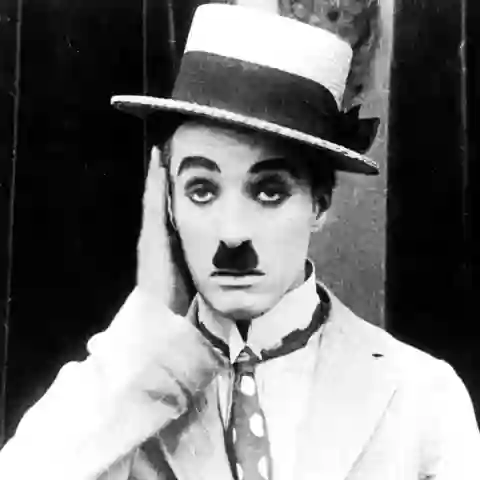 Charlie Chaplin im Jahr 1917