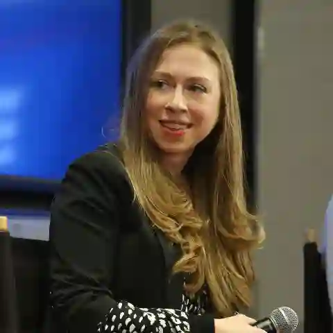 Chelsea Clinton ist die Tochter von Bill Clinton