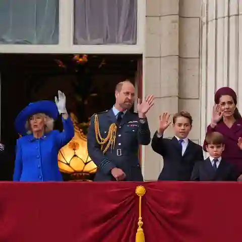 Die britischen Royals palast balkon