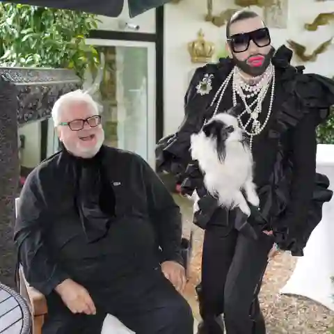 Dieter Schroth und Harald Glööckler früher