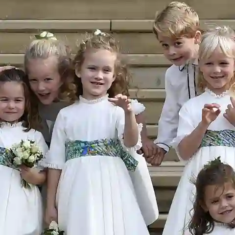 Die Urenkel von Königin Elisabeth II. treffen sich 2021 auf einem Foto