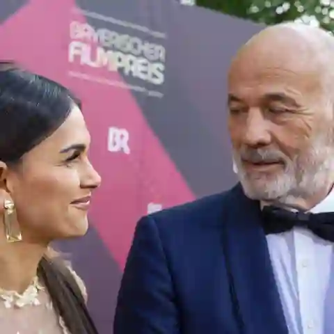 Heiner Lauterbach und seine Frau Viktoria bei der Verleihung des 44. Bayerischen Filmpreises 2022