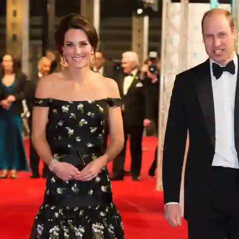Herzogin Kate und Prinz William bei den 70. British Academy Film Awards (BAFTA) in der Royal Albert Hall