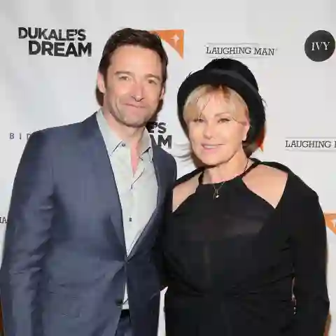 Jackman mit Ehefrau Deborra-Lee Furness im Juni 2015