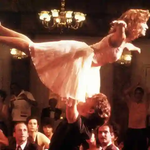 Jennifer Grey und Patrick Swayze bei ihrer legendären Hebefigur aus "Dirty Dancing"