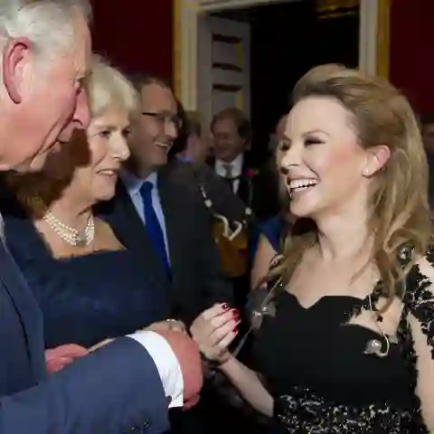König Charles und Kylie Minogue