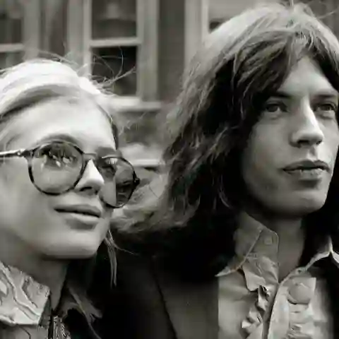 Mick Jagger und Marianne Faithful 1969